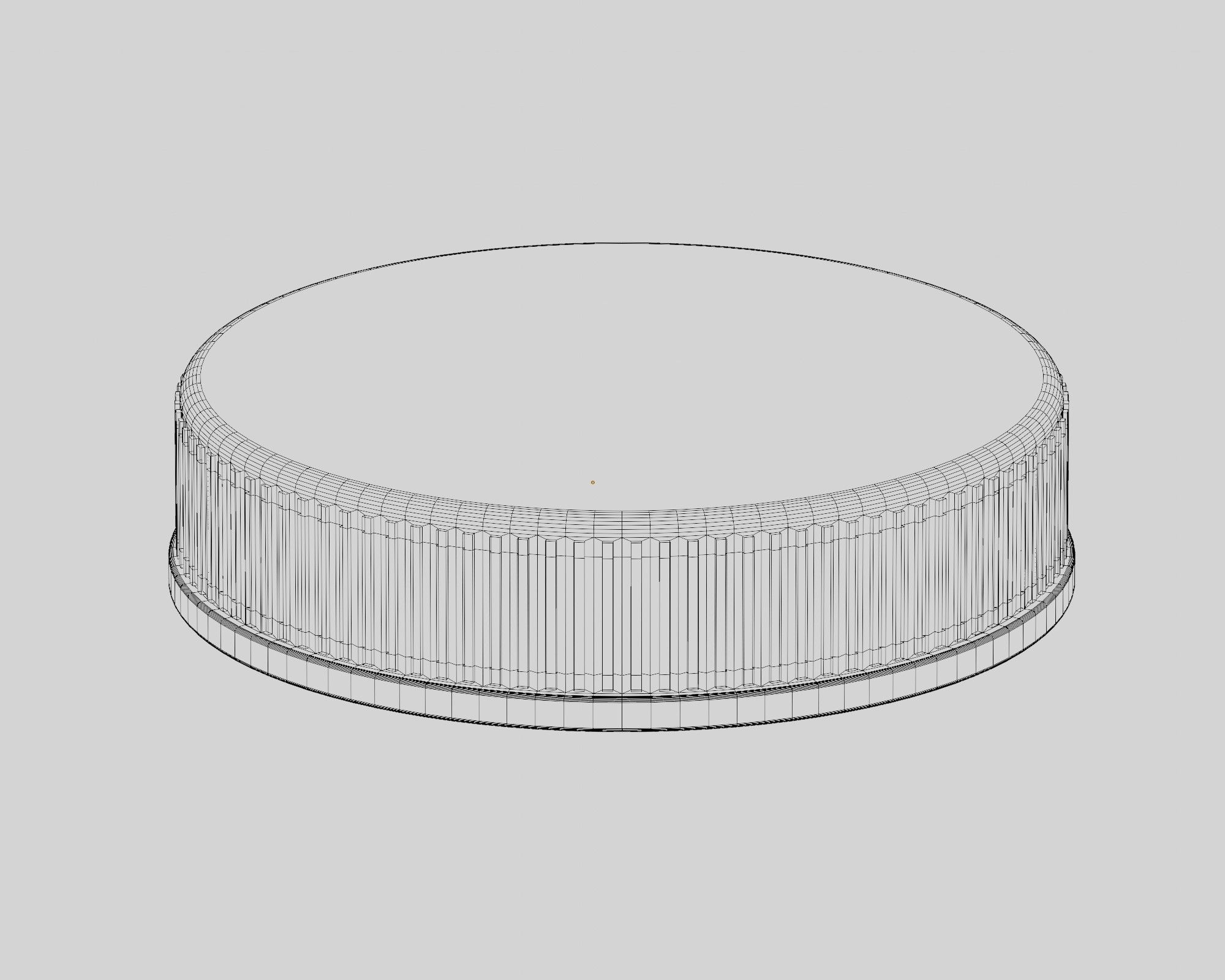 Jar cap Low-poly 3D model_5
