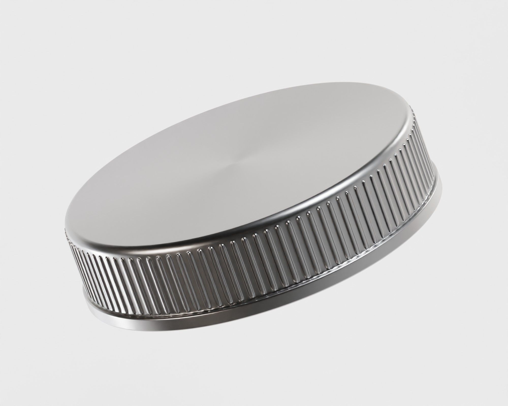 Jar cap Low-poly 3D model_1