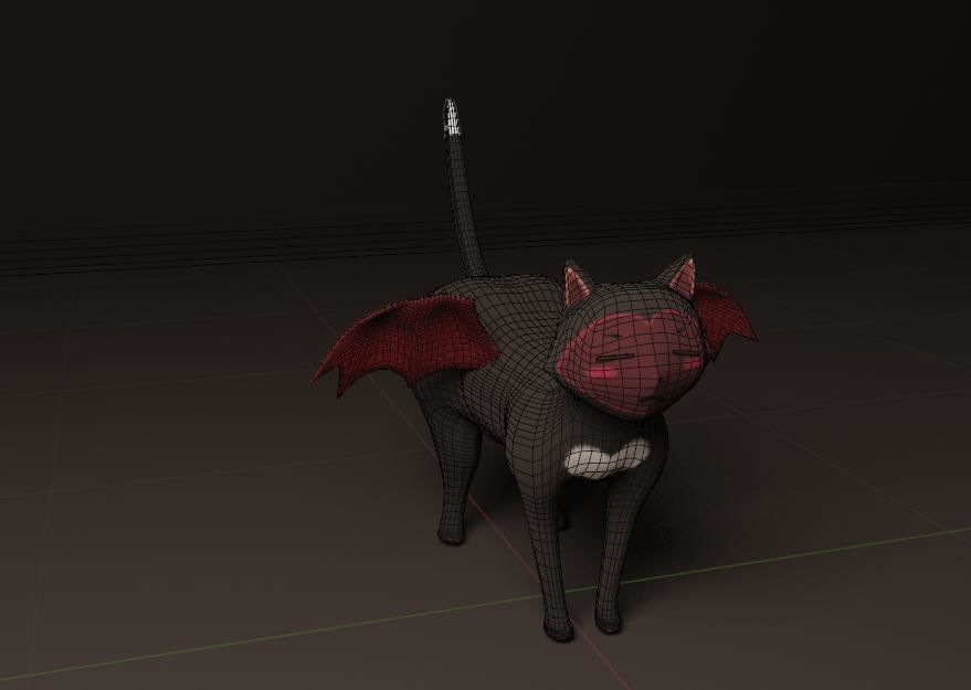 Weird Cat 3D model_1