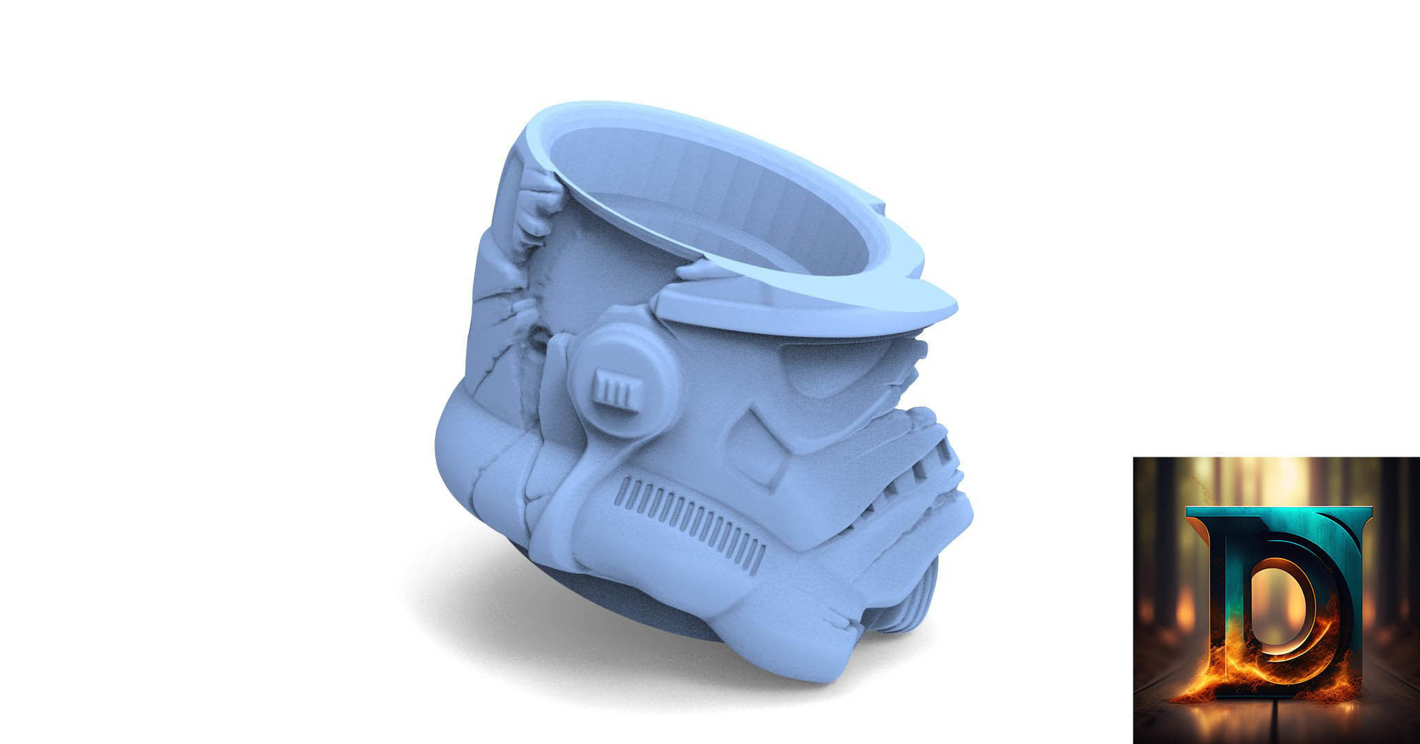 Deathtrooper Matte for 3d printing 3D model_8