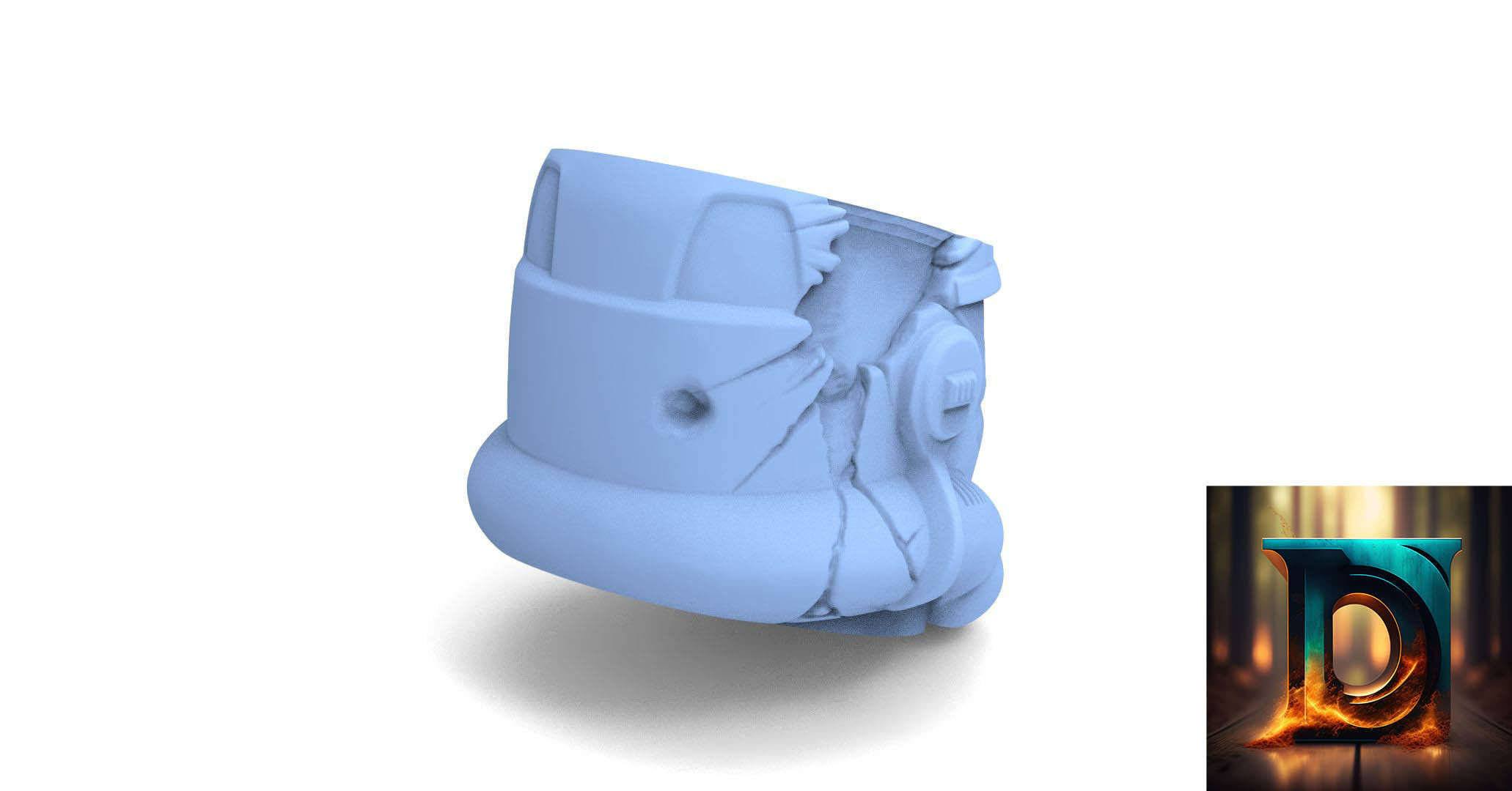 Deathtrooper Matte for 3d printing 3D model_6