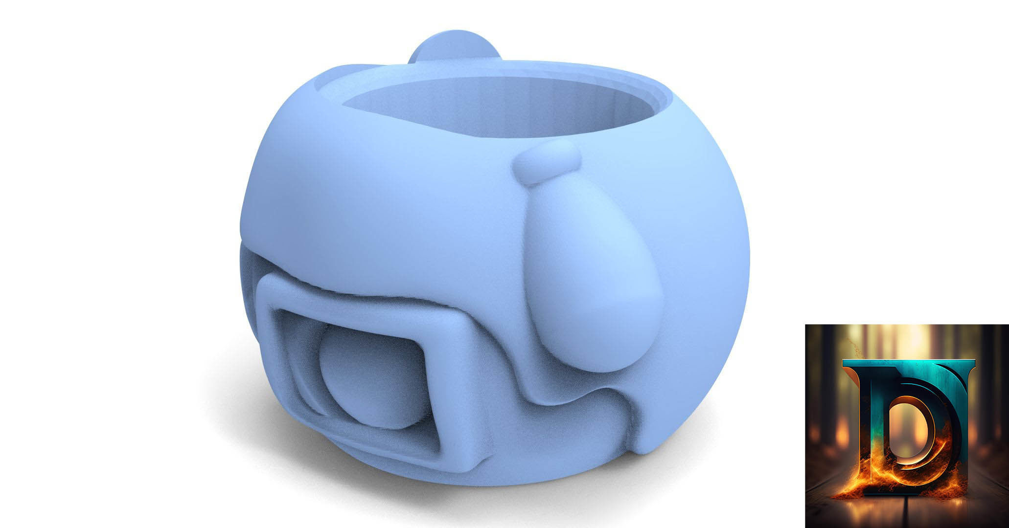 Chilindrina Matte ready to 3d print 3D model_2