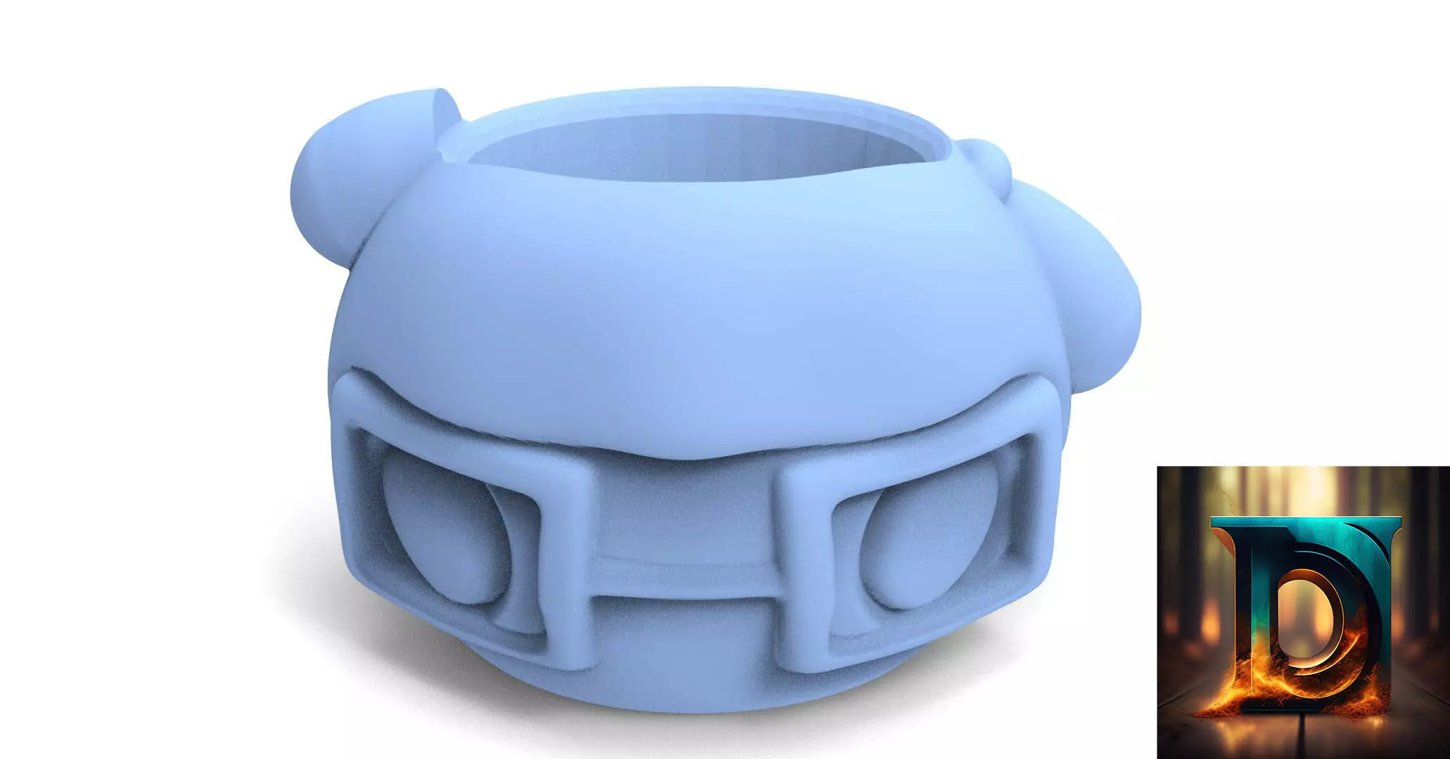 Chilindrina Matte ready to 3d print 3D model_0