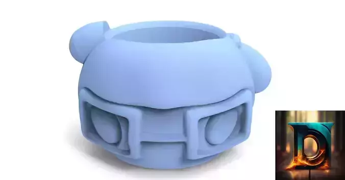 Chilindrina Matte ready to 3d print 3D model