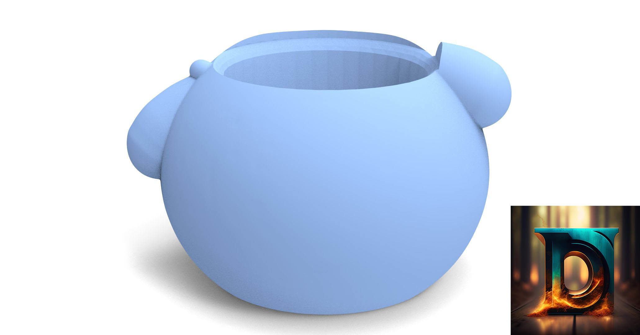 Chilindrina Matte ready to 3d print 3D model_5