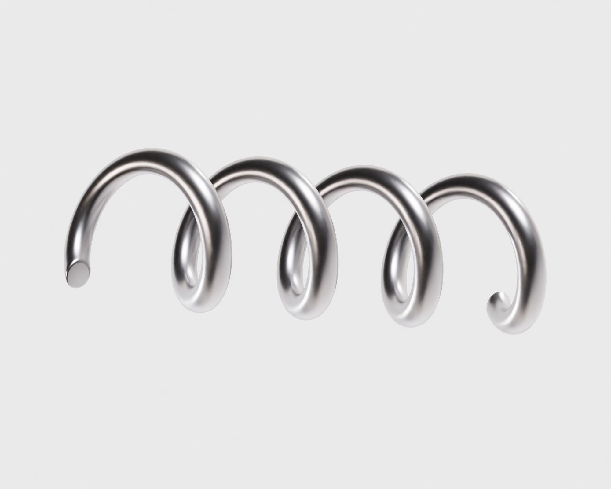 Spring Low-poly 3D model_2