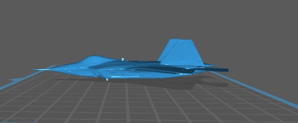 Turkish fighter kaan 3d model 3D print model_1