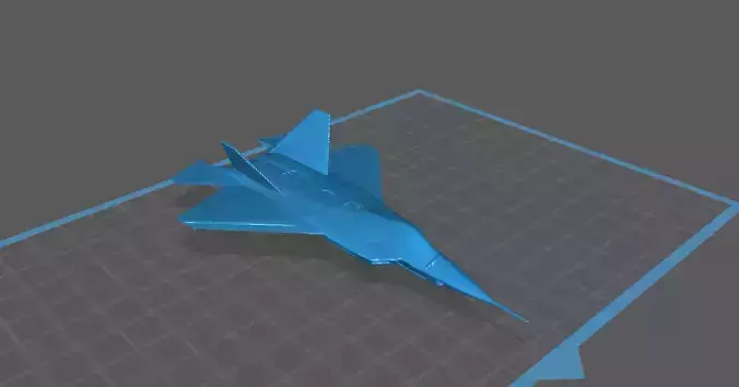 Turkish fighter kaan 3d model