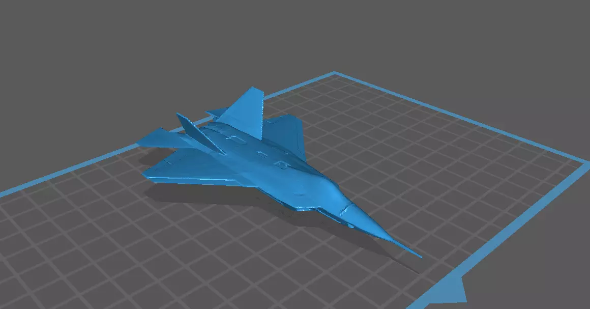 Turkish fighter kaan 3d model 3D print model_0