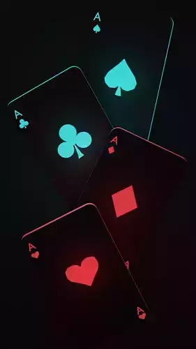 Fluorescent cards