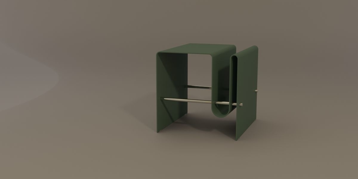 Side Table 3D model_4