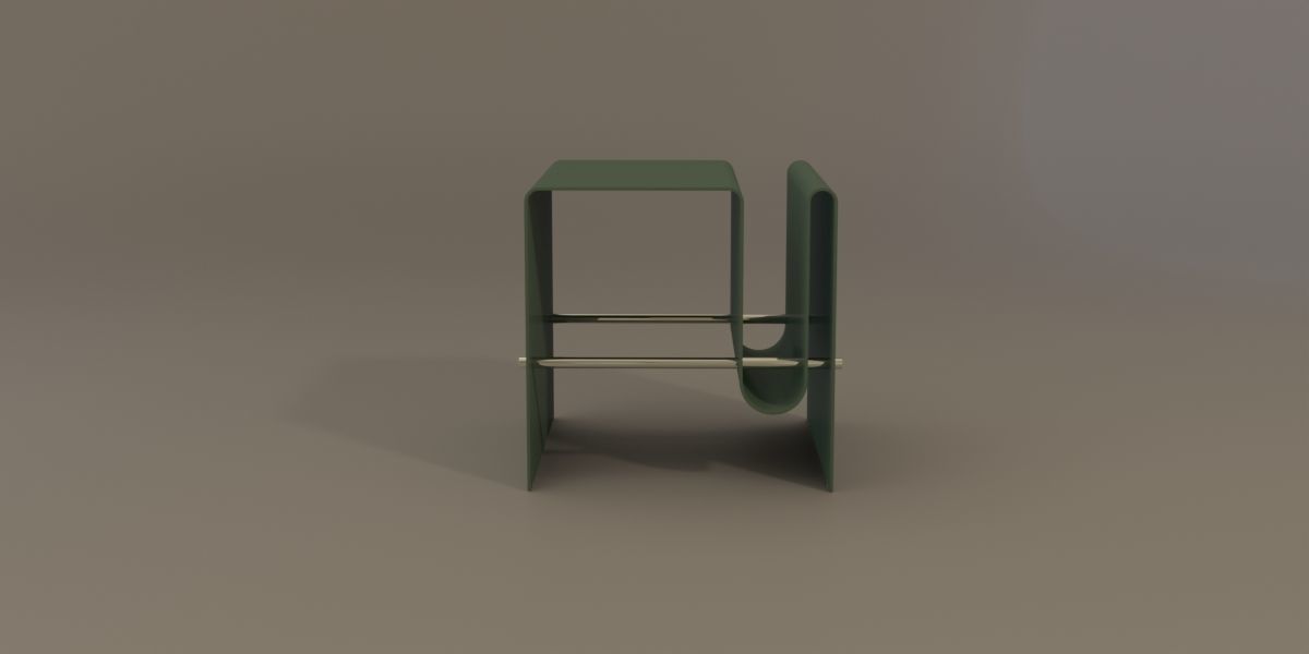 Side Table 3D model_3