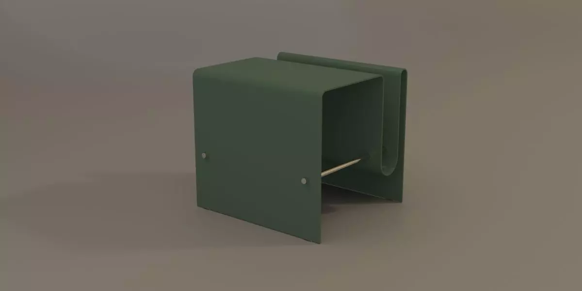 Side Table 3D model_0