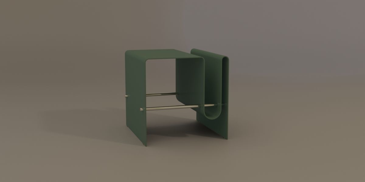 Side Table 3D model_2