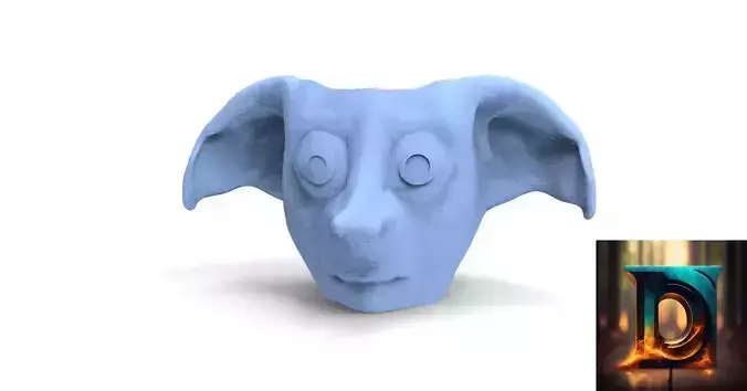 Dobby Harry potter matte for 3d printing