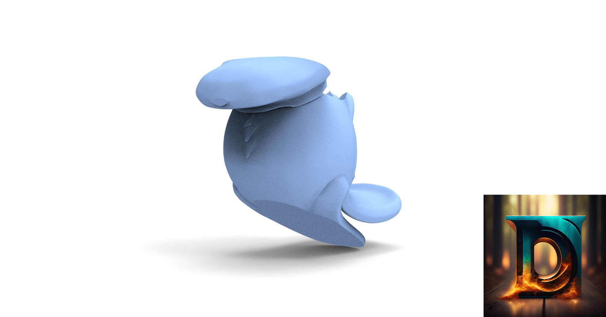 Donald mate for 3d printing 3D model_6