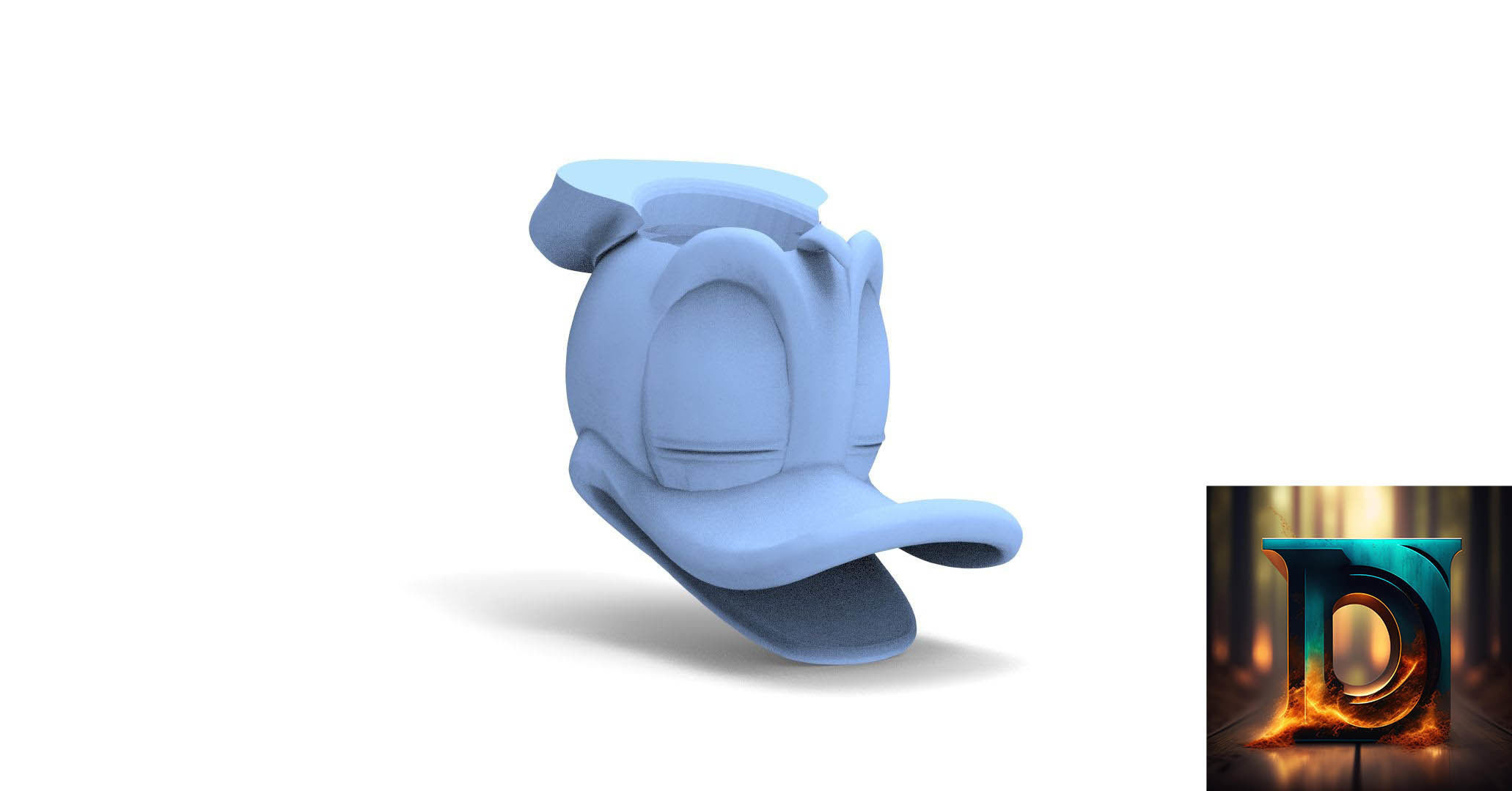 Donald mate for 3d printing 3D model_9