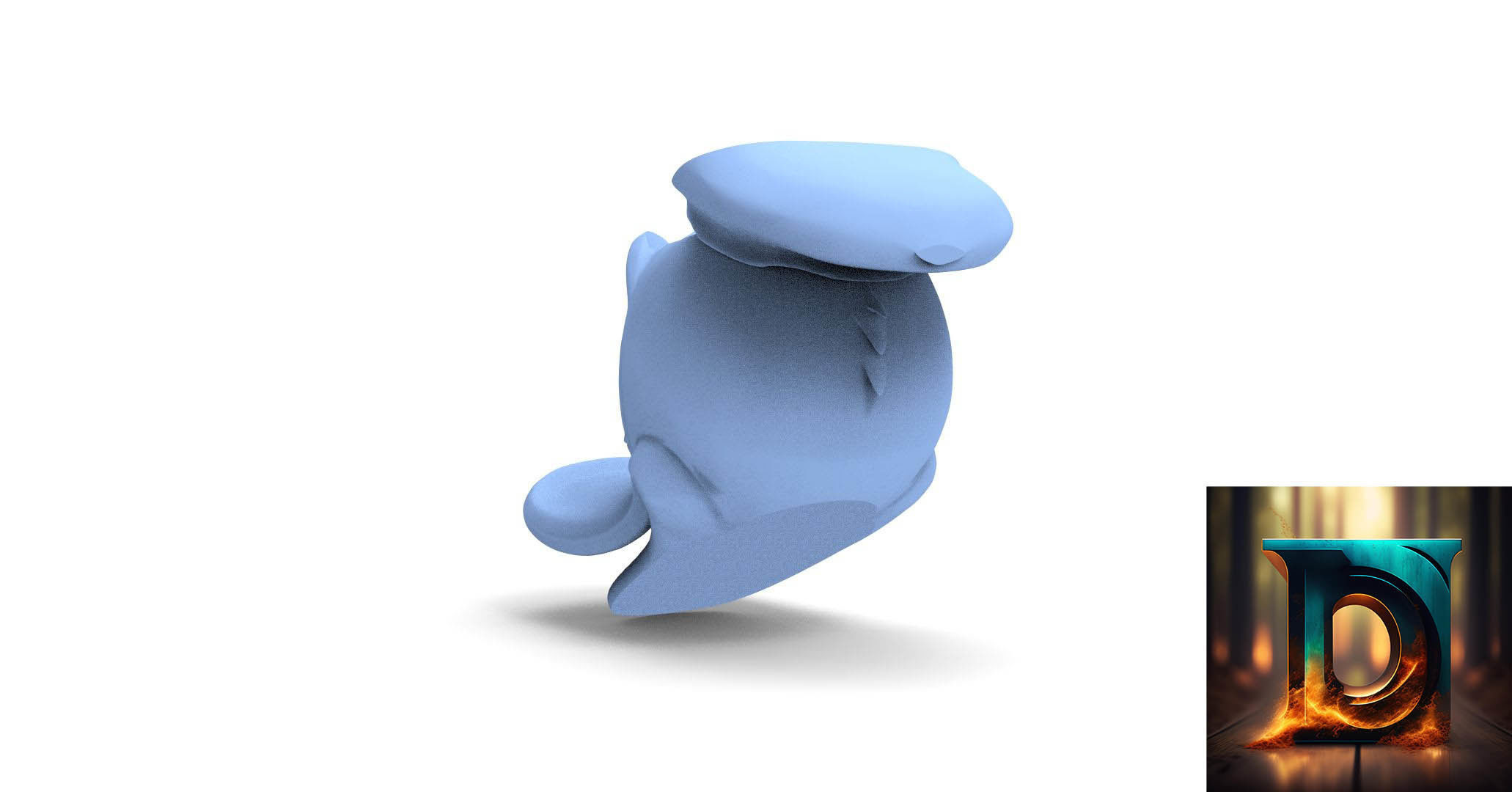 Donald mate for 3d printing 3D model_4
