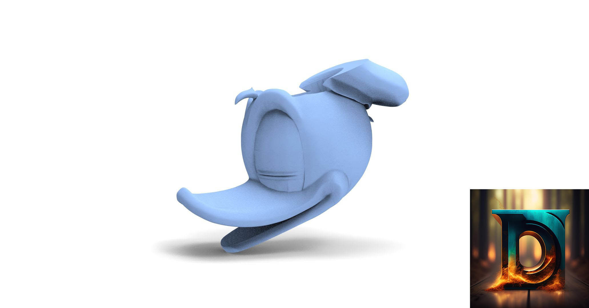 Donald mate for 3d printing 3D model_2