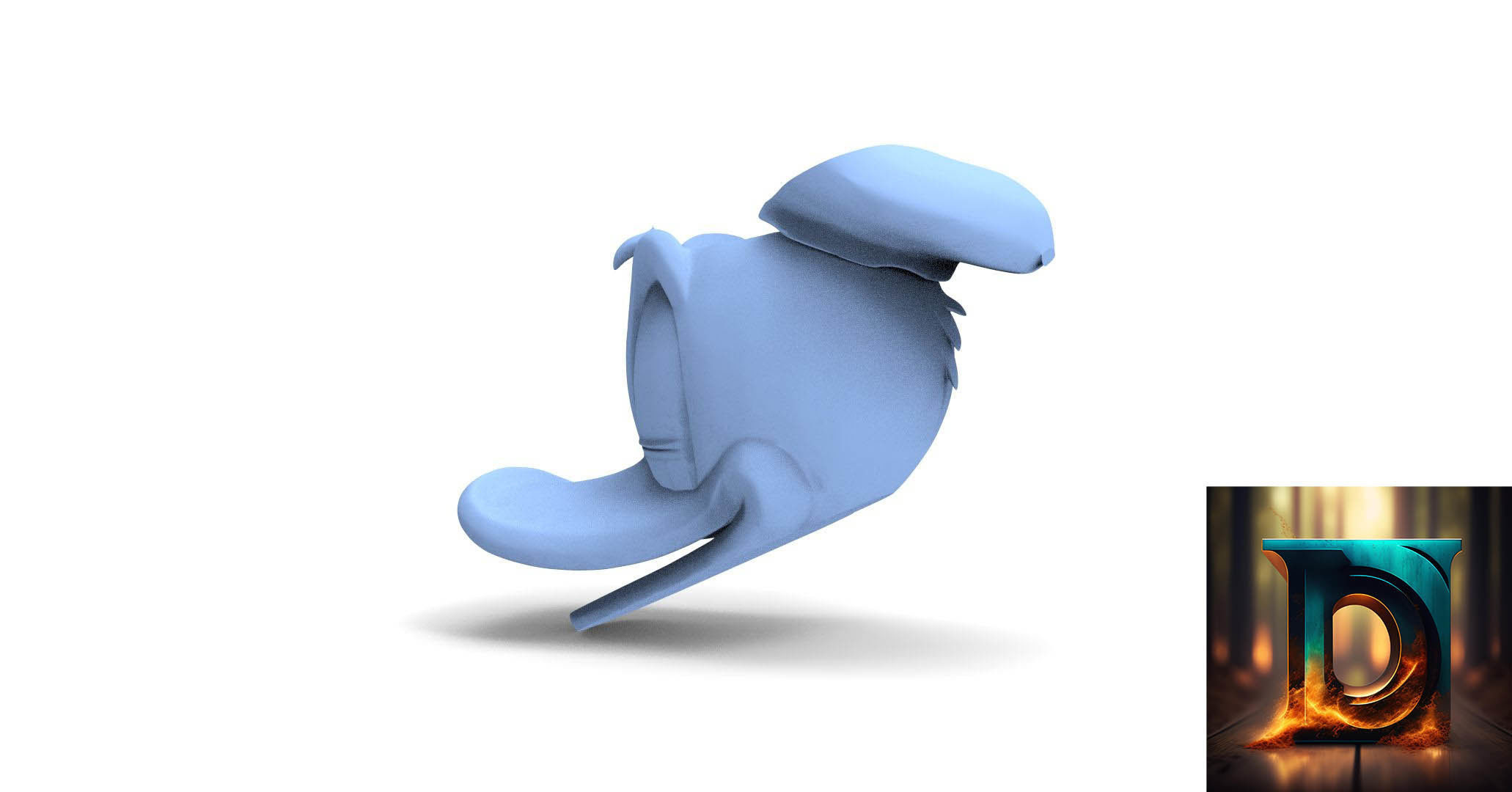 Donald mate for 3d printing 3D model_3