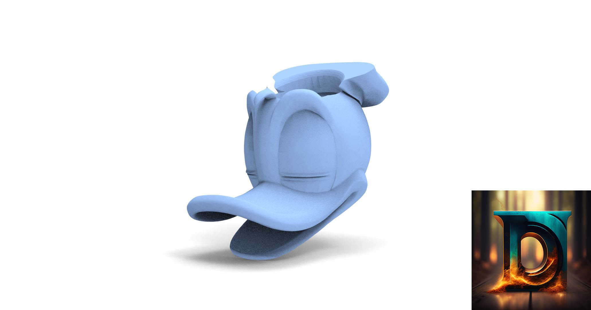Donald mate for 3d printing 3D model_1