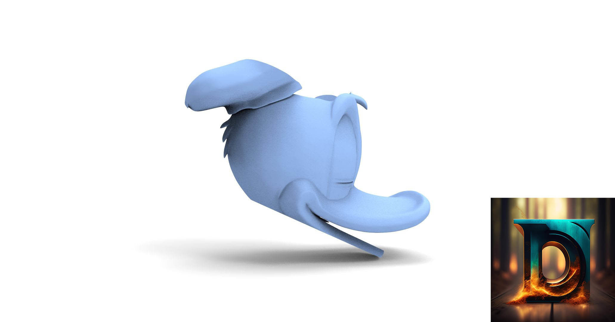 Donald mate for 3d printing 3D model_7