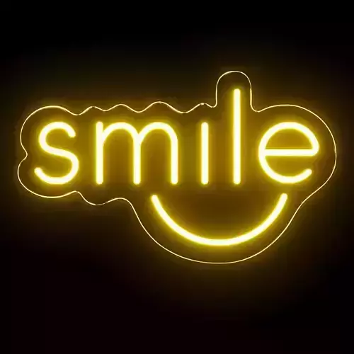 Smile Neon Sign