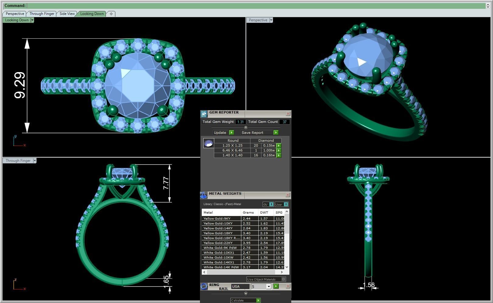 3D CAD NJ-1525-Ring 3D print model_2