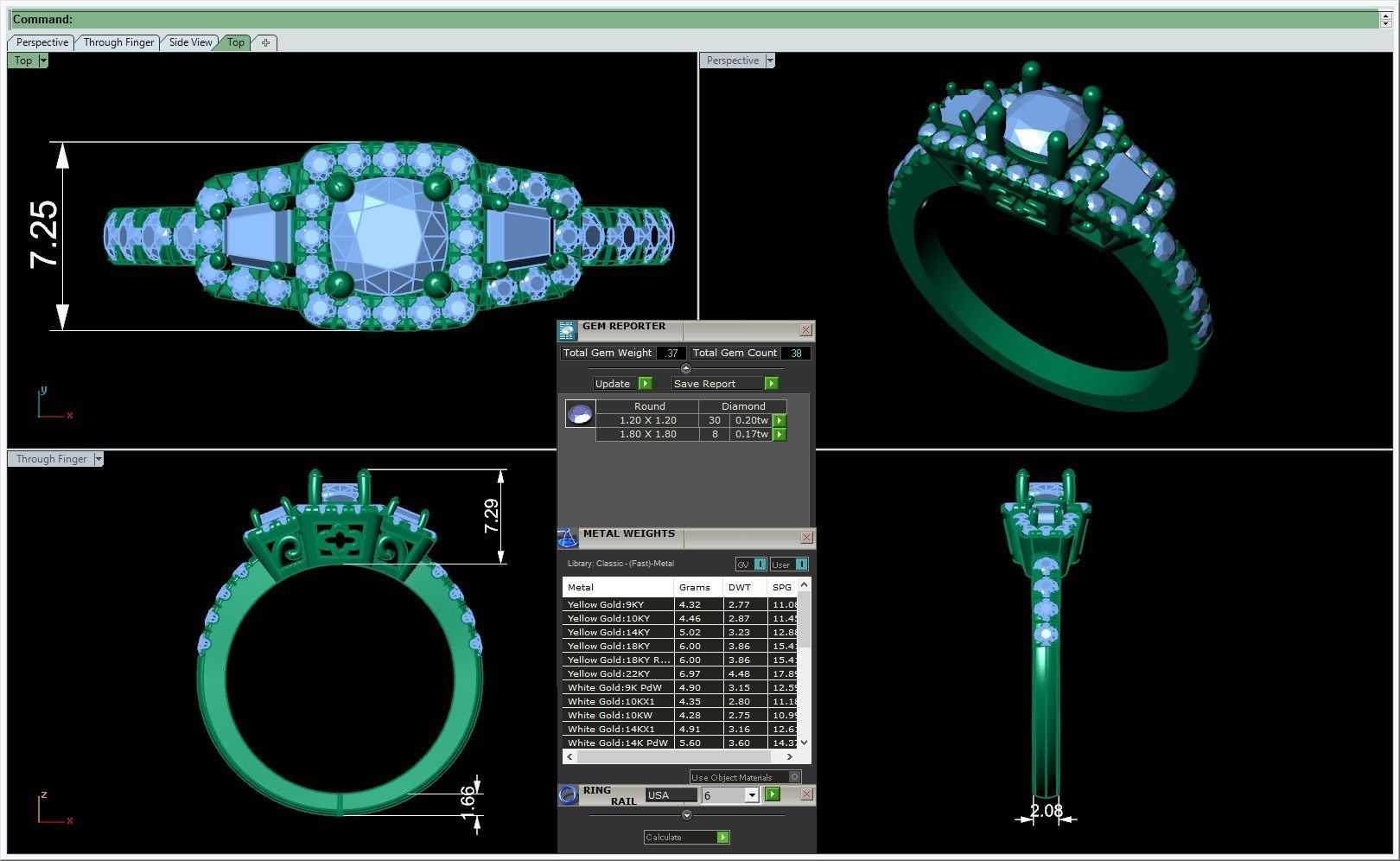 3D CAD NJ-1561-Ring 3D print model_1