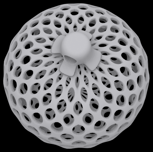 Christmas Tree Globe 3D print model_1