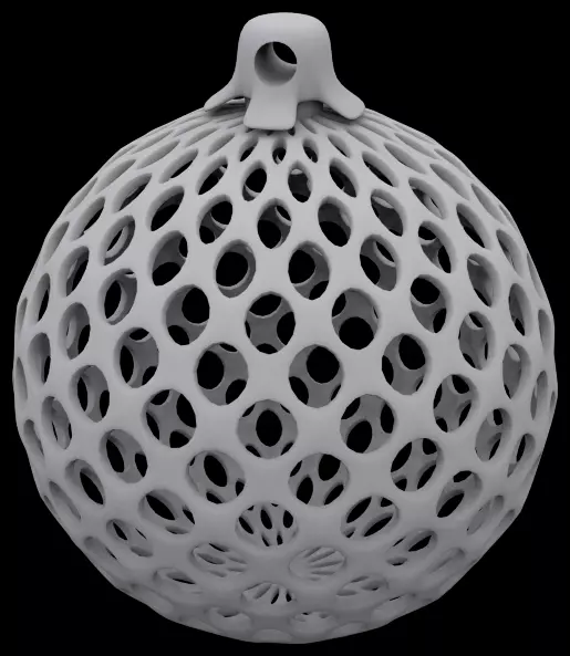 Christmas Tree Globe 3D print model_0