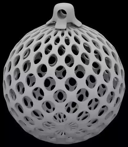 Christmas Tree Globe 3D print model