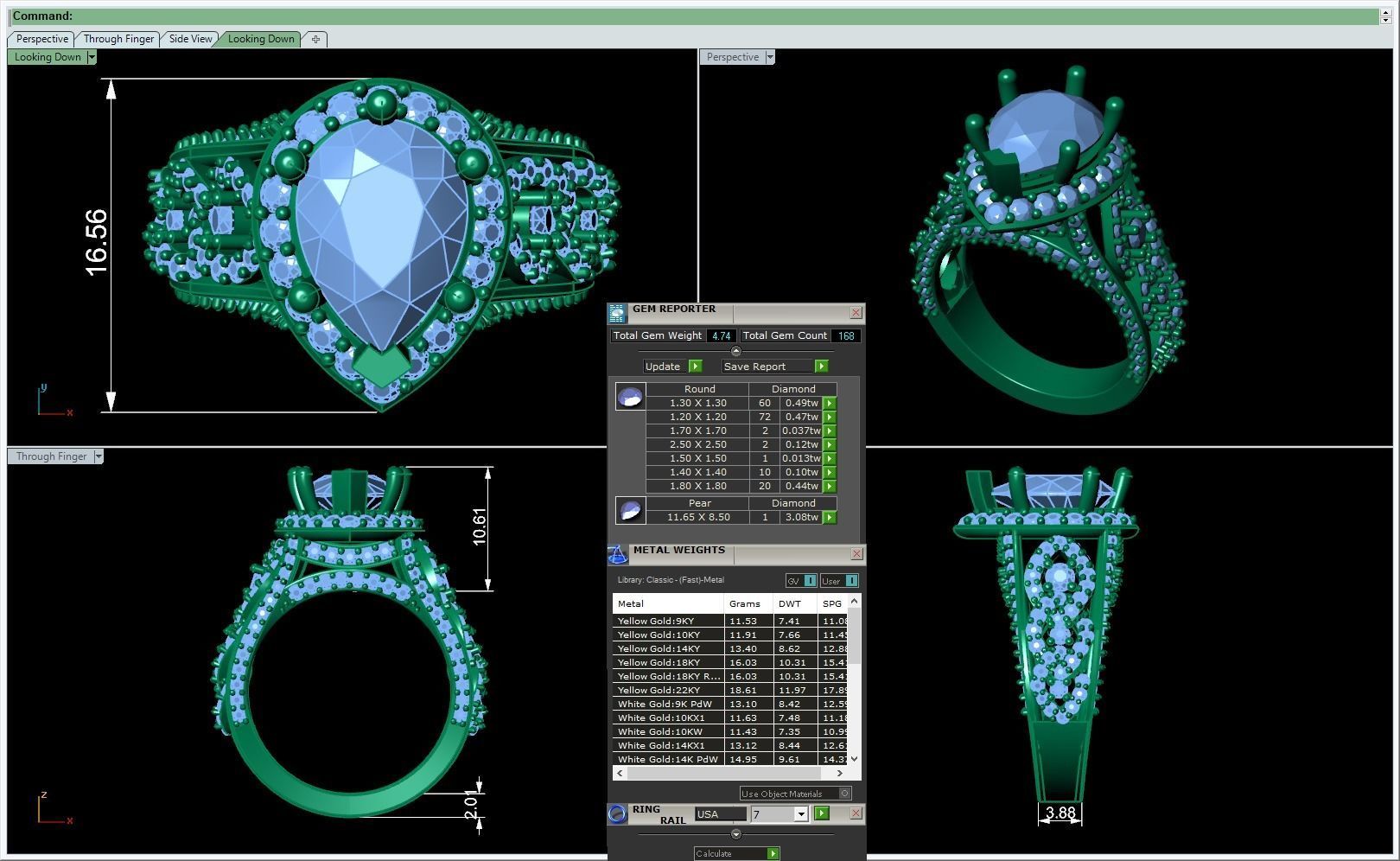 3D CAD NJ-1640-Ring 3D print model_1