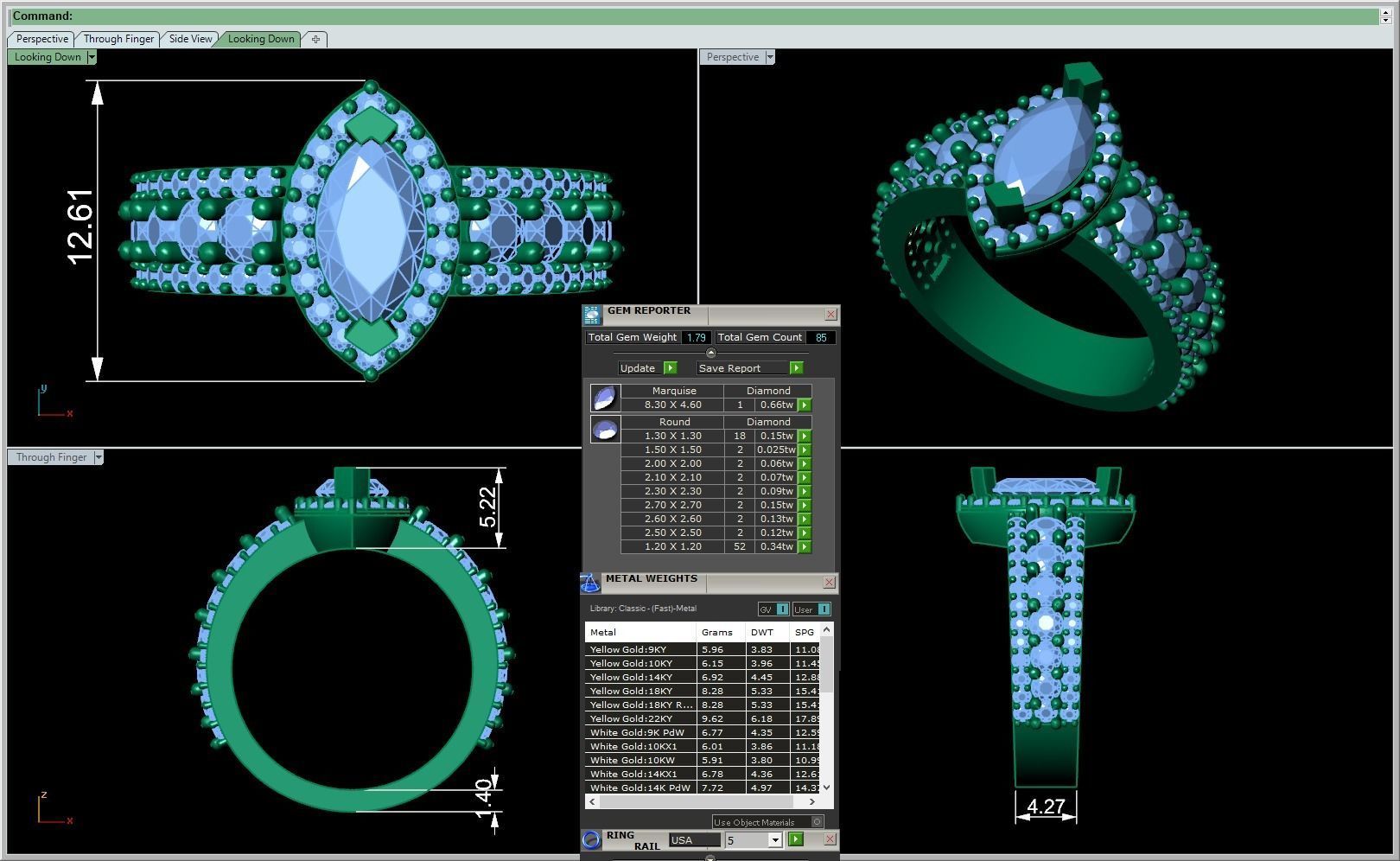 3D CAD NJ-1634-Ring 3D print model_2