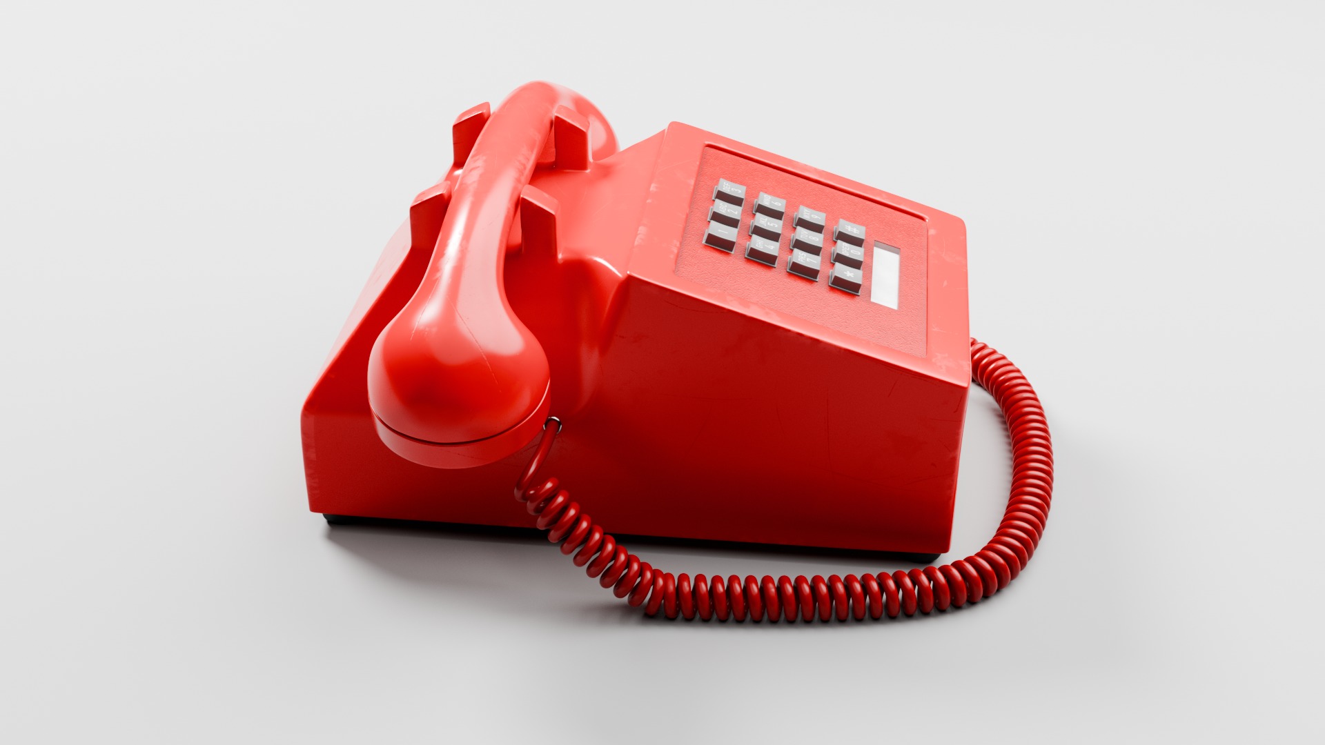 Retro Telephone 3D model_5