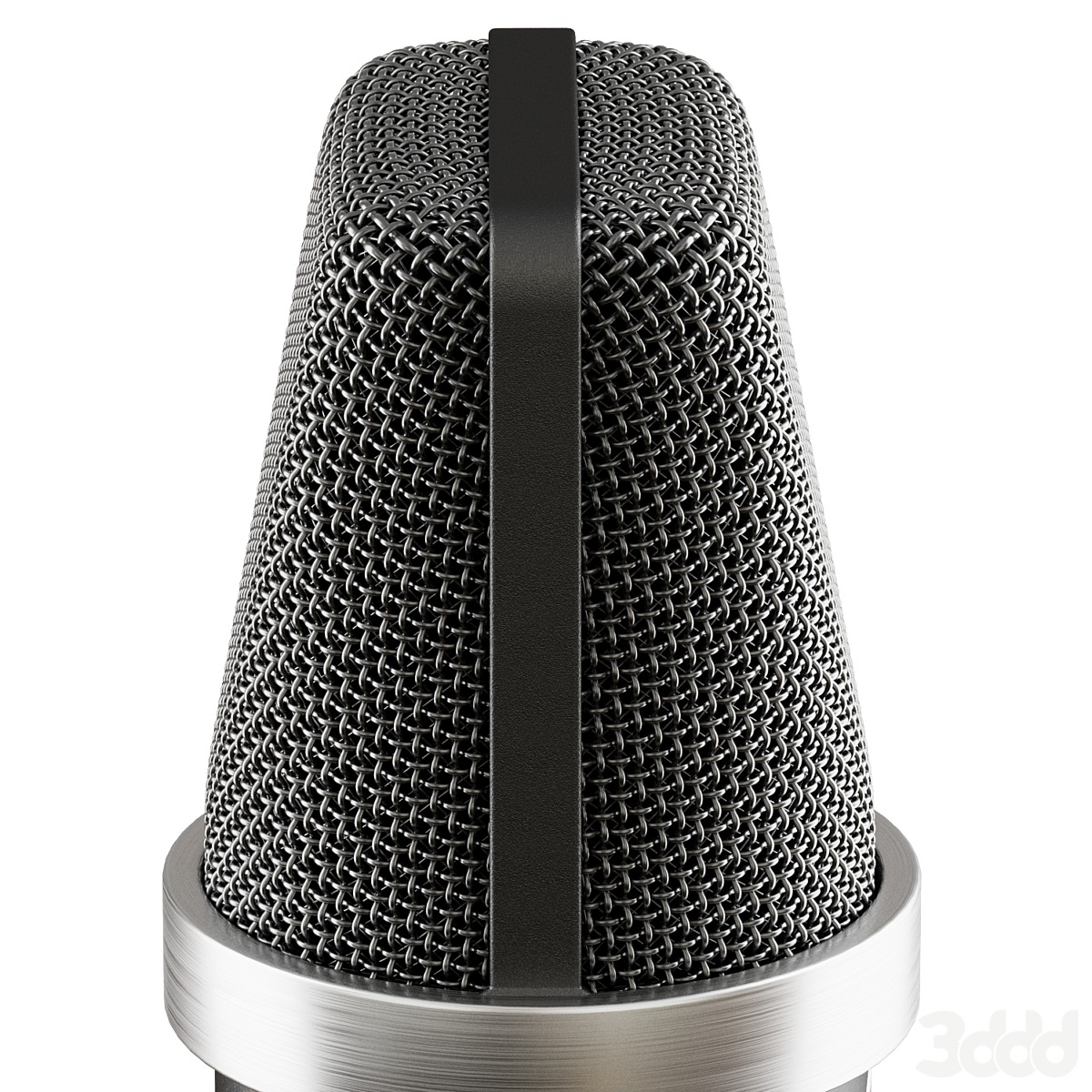 Neumann TLM 102 Black Edition Condenser Microphone 3D model_4