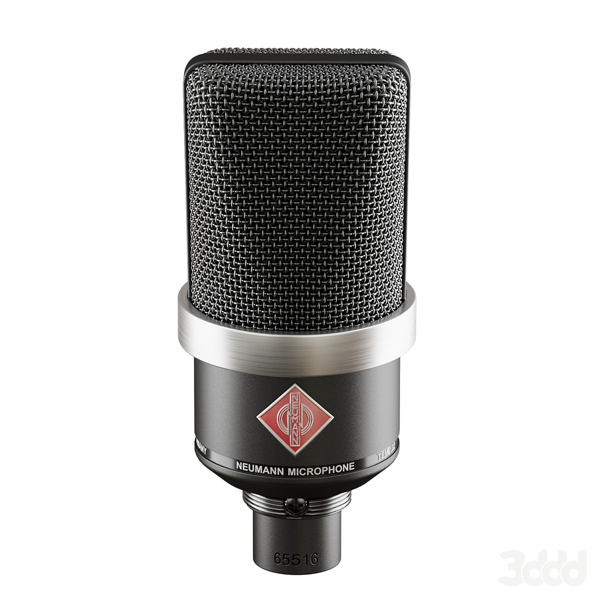 Neumann TLM 102 Black Edition Condenser Microphone 3D model_2
