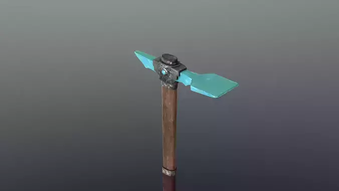 Hoe - Diamond Low-poly 3D model