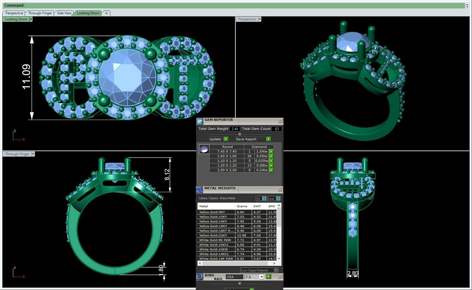 3D CAD NJ-1653-Ring 3D print model_2