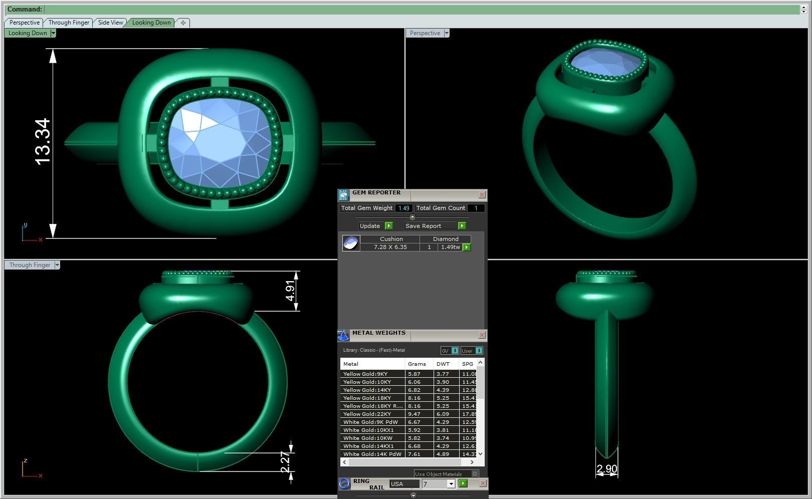 3D CAD NJ-1823-Ring 3D print model_1