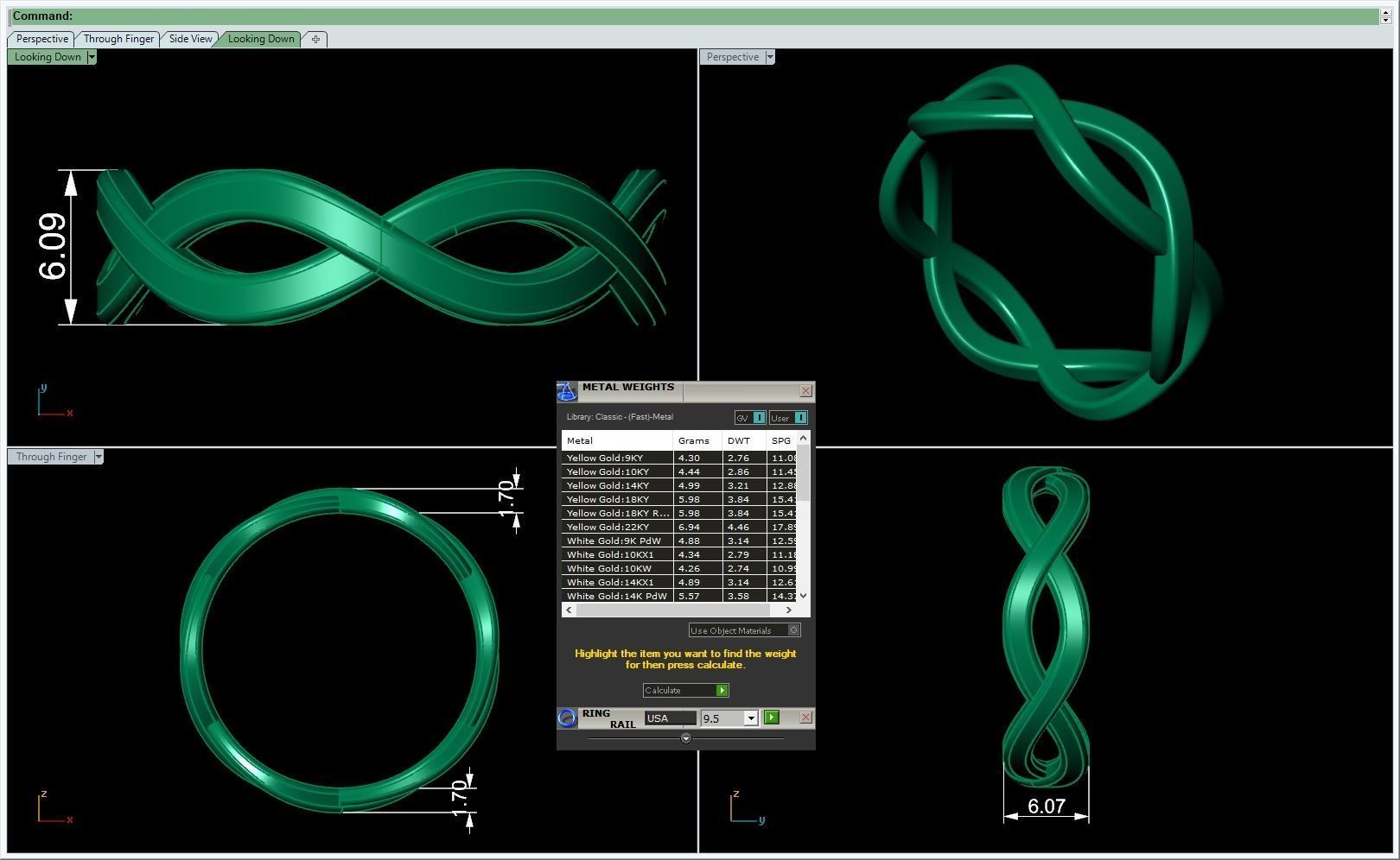3D CAD NJ-1801-Ring 3D print model_2