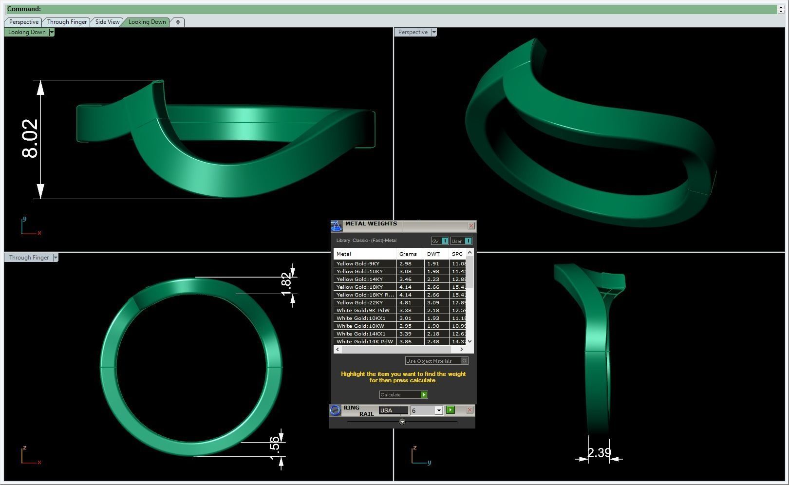3D CAD NJ-1790-Ring 3D print model_9