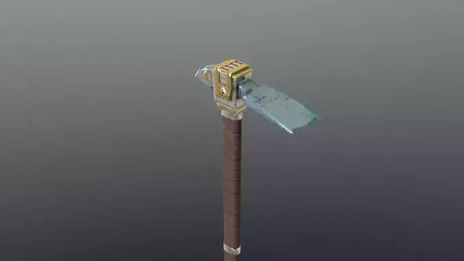 Hoe - Mithril Low-poly 3D model