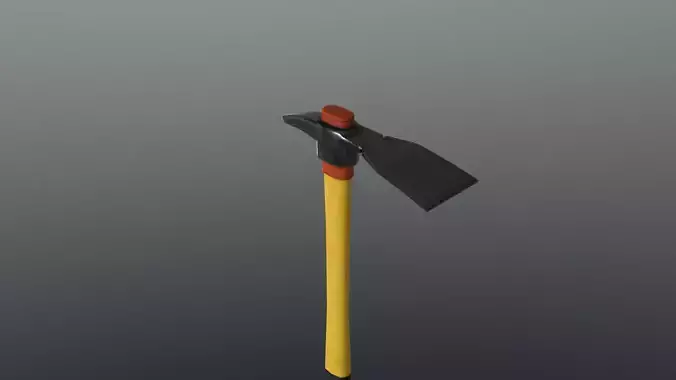 Hoe - Modern Low-poly 3D model