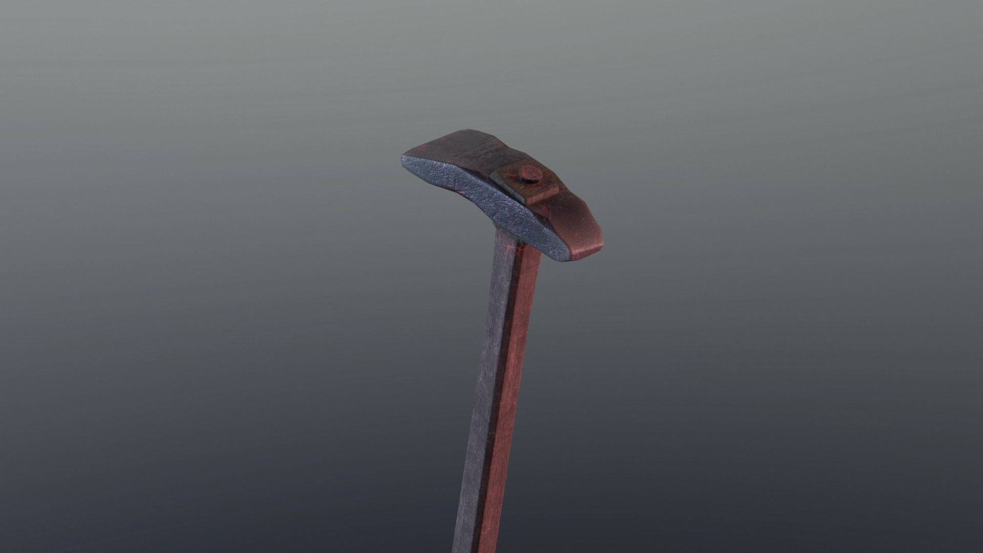 Hoe - Obsidian Low-poly 3D model_2