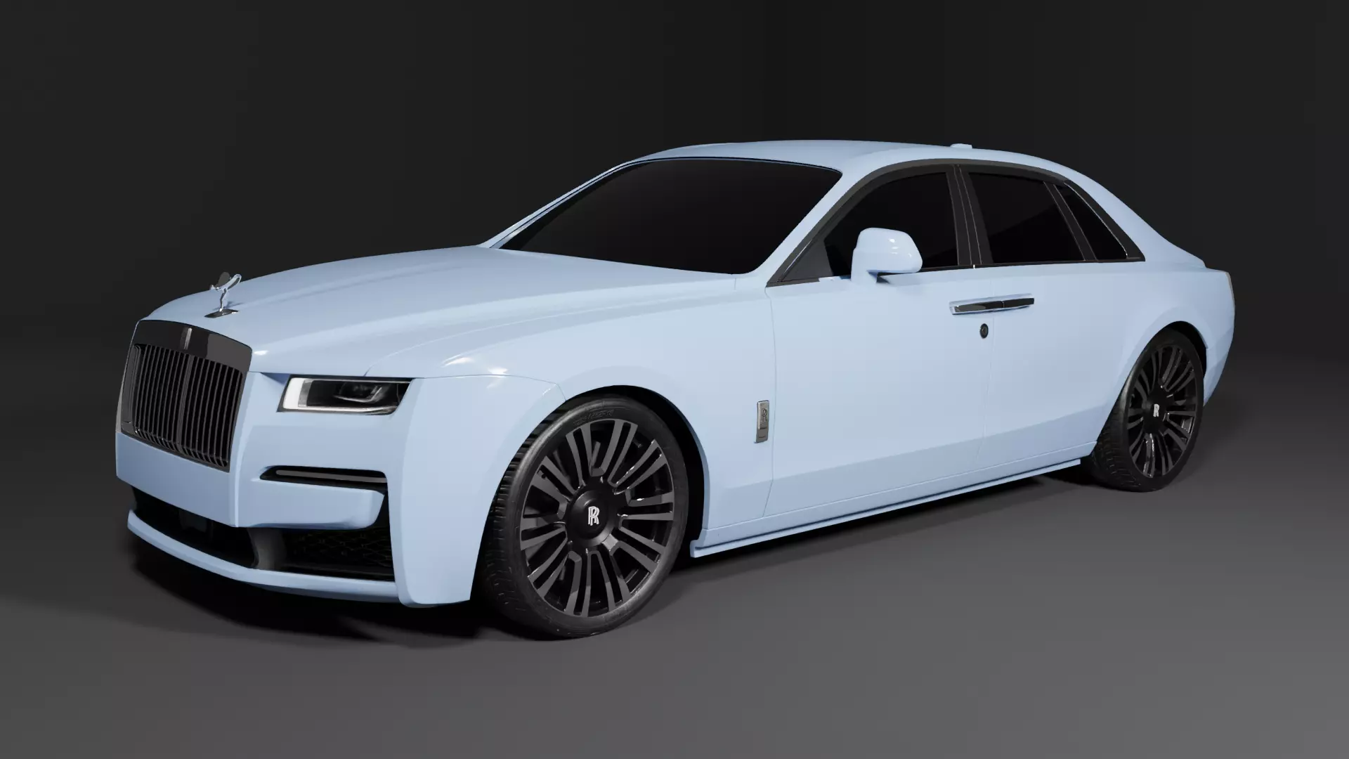 Rolls-Royce ghost Low-poly 3D model