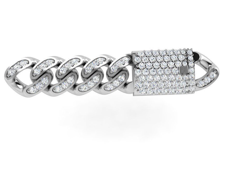 Cumin Chain Pave 4871 3D print model_2