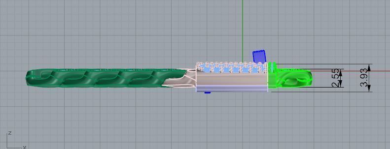 Cumin Chain Pave 4871 3D print model_5