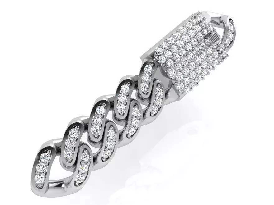 Cumin Chain Pave 4871 3D print model_0