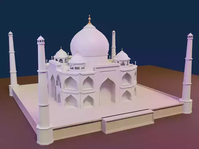3D Taj Mahal model